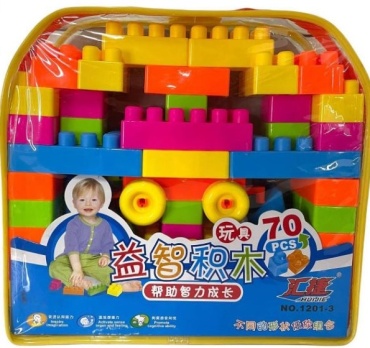 Конструктор HUI JIE building toys 1201-3, деталей 70 шт