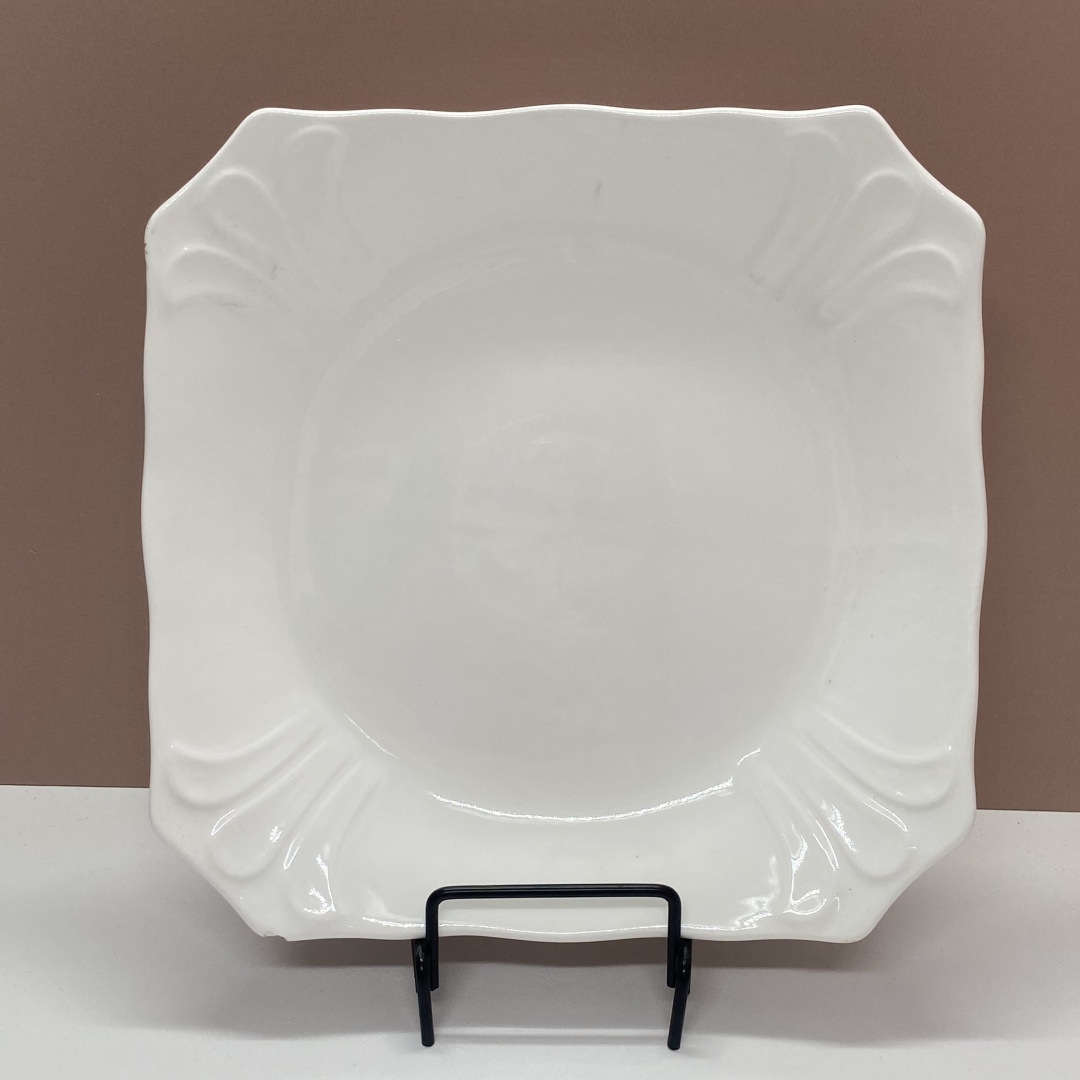 Обеденная тарелка Yiwumart 23.8x23.8 см, 1 шт, фарфор