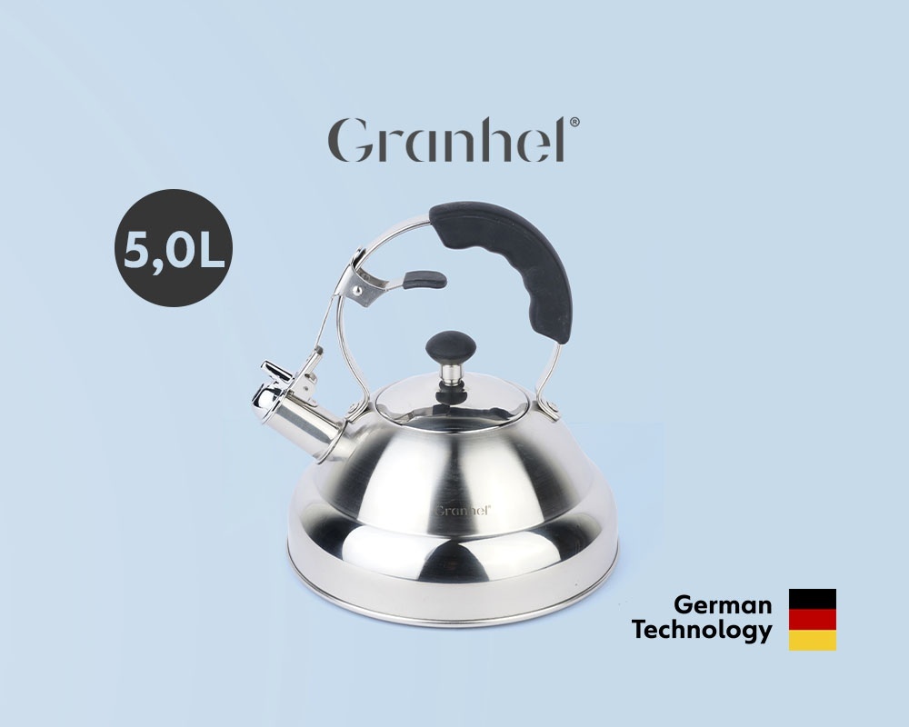 Granhel чайник K3047 5 л, нержавеющая сталь