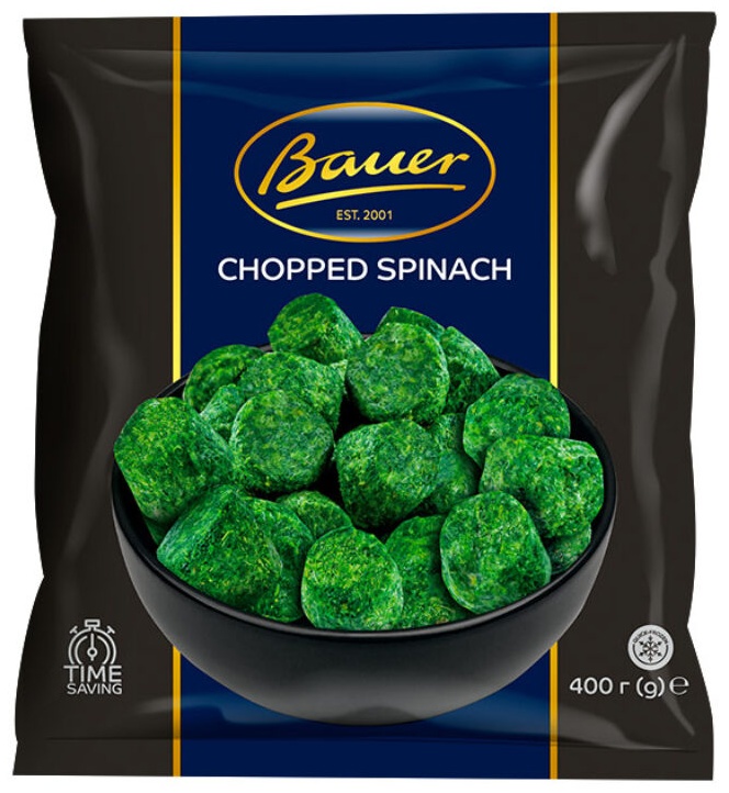 Bauer Шпинат измельченный 400 г