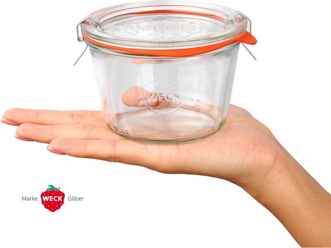 WECK банка 741 Конус Mold Jar 370 мл, силикон, металл, жаропрочное стекло