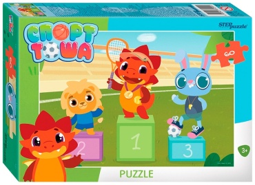 Step Puzzle Спорт Тоша 81244 60 деталей