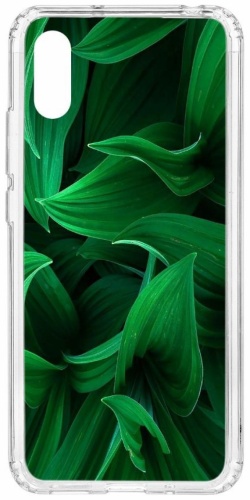 Чехол КRUЧЕ для Xiaomi Redmi 9a зеленый