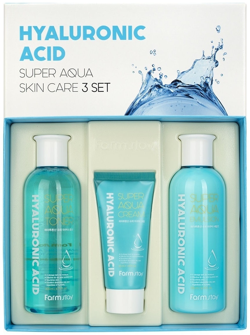 Farmstay Hyaluronic Acid набор по уходу за лицом унисекс