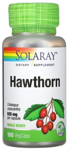 Solaray БАД Hawthorn 525 mg 100 капсул