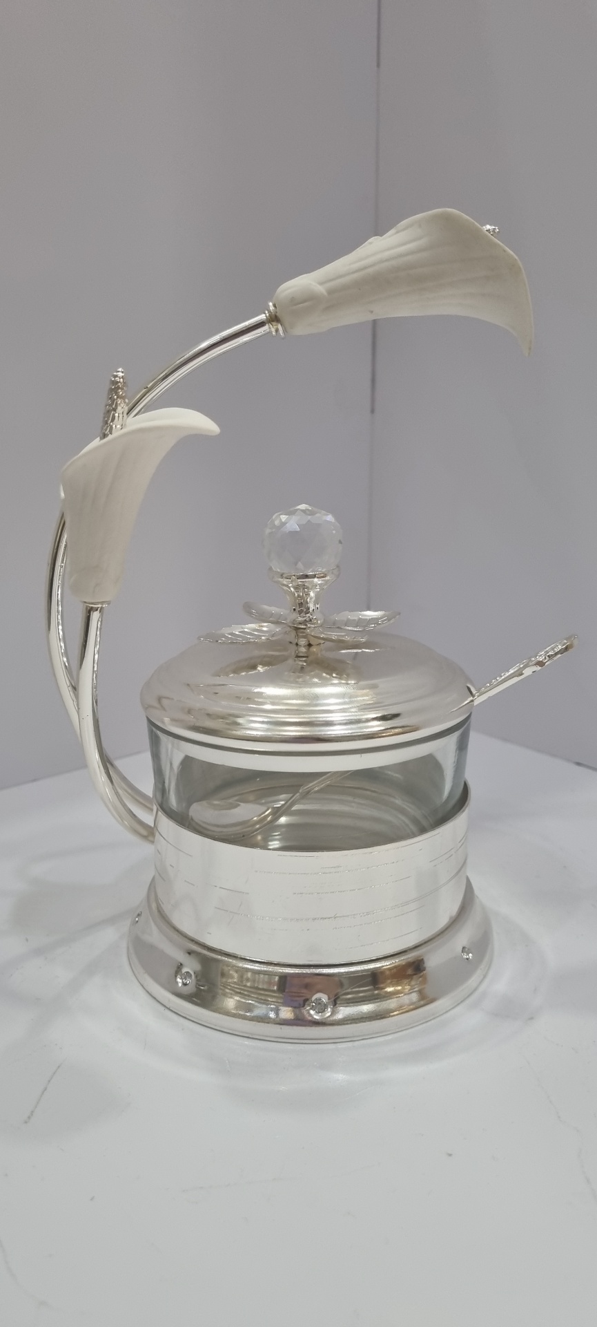 AlpenBerg сахарница S2644 1 шт, мельхиор