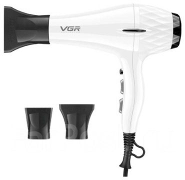 VGR Professional V-413 фен черный, белый