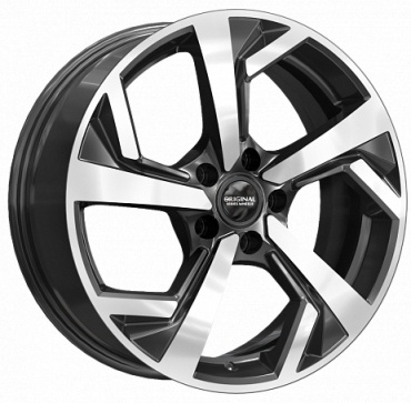 SKAD KL-328 7x18/5x114.3 D67.1 ET46 4 диска черный, серебристый