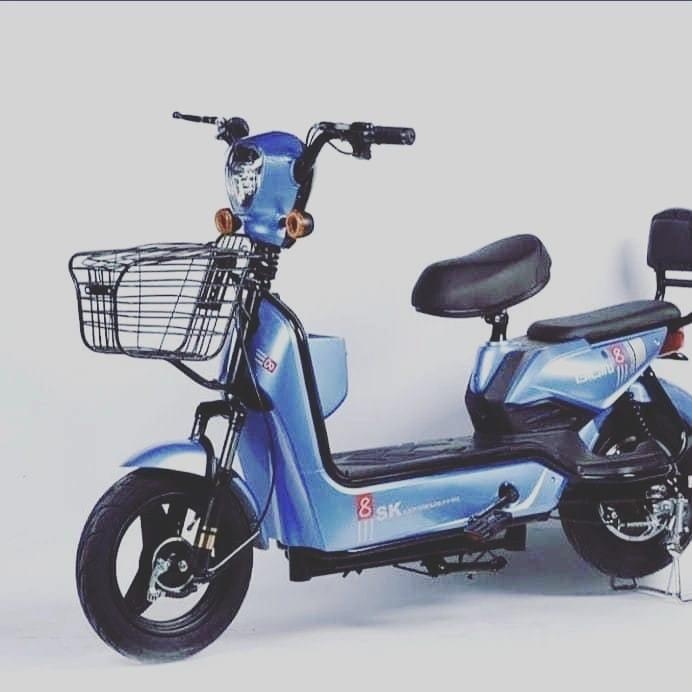 Купить Электровелосипед SK8 SK-08 14 дюйм 2023 17 дюймов синий в Алматы ...