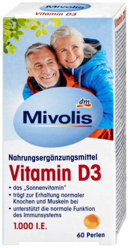 Mivolis Витамин D3 капсулы 60 шт