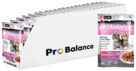 Probalance Kitten 1st diet кусочки в желе телятина 85 г 28 шт