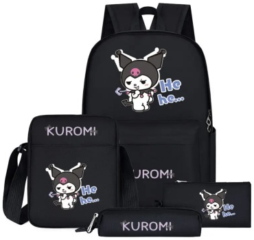 Рюкзак Kuromi текстиль черный