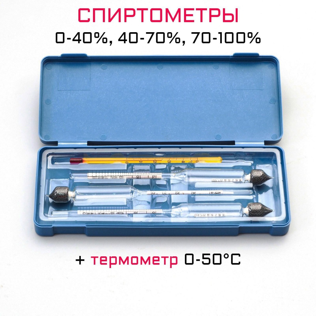 Спиртометр 7119615 прозрачный