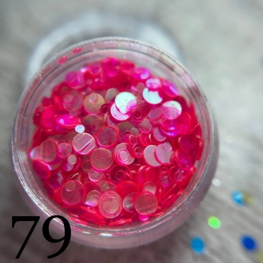 LOVE NAILS блестки, пайетки, слюда Камифубики Мыльные пузыри 79 1 шт