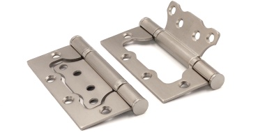 Петля накладная FORTAUR 100х75мм 100x75x2.5-2BB-SNx универсальная