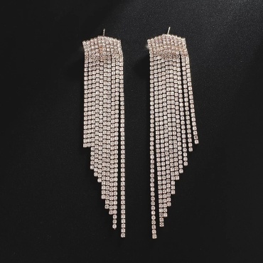 Серьги OK Style бижутерный сплав, стразы