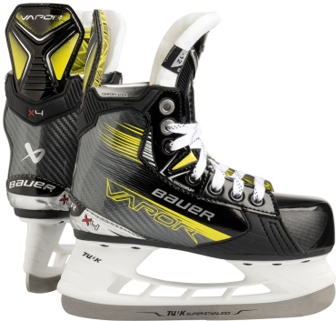 Bauer Коньки S23 VAPOR X4 D хоккейные черный, желтый