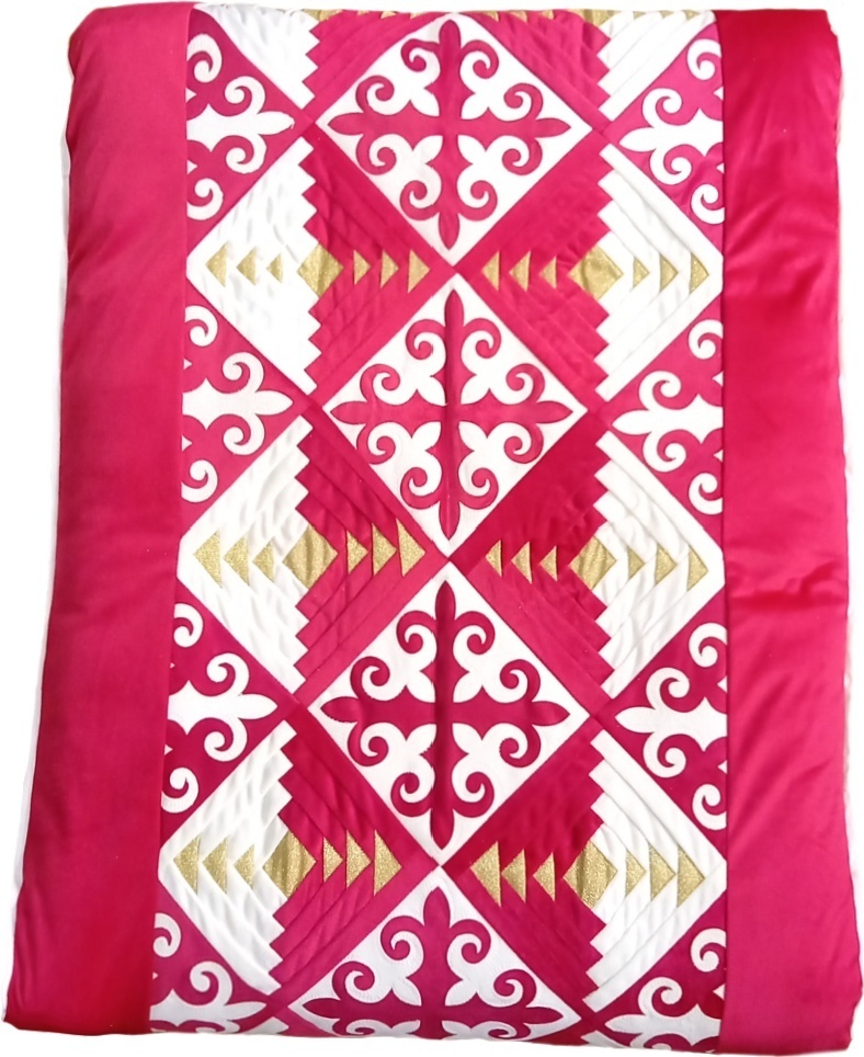 QAZAQ QORPE корпе 230x78 см, вата, красный