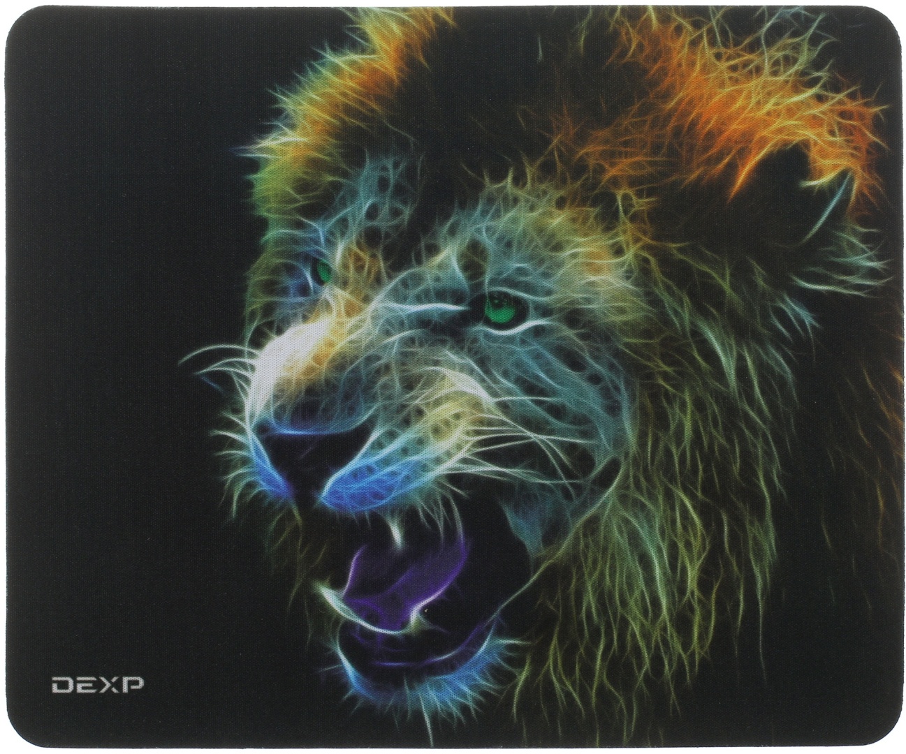 Коврик для мыши DEXP OM-XS Lion 220x180x2 мм черный
