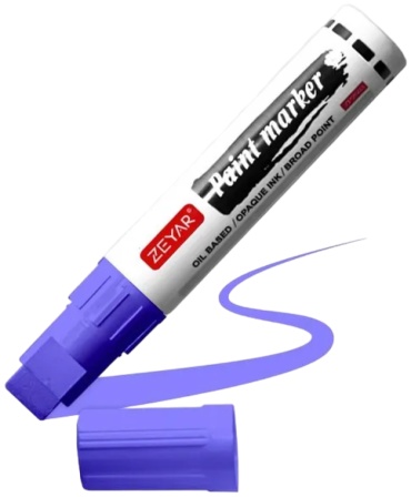 Маркер Zeyar Paint 15 мм фиолетовый