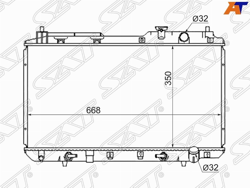 SAT радиатор основной SGHD0004