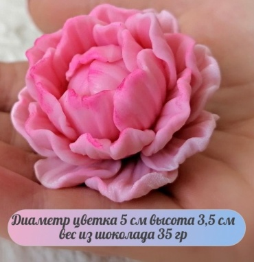 Силиконовый 3D Chocolove 140467 Пион Шaнель