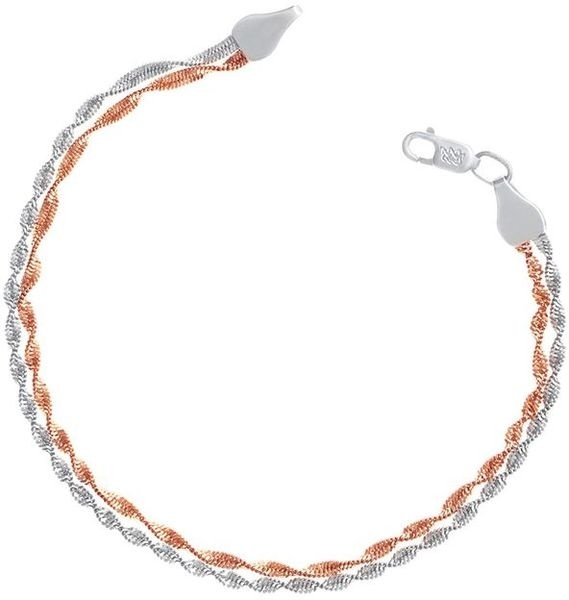 Kari jewelry 52800020 длина 17 см, вес 3.04 г серебро, плетение обод