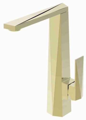 Смеситель для кухни (мойки) BRAVAT Iceberg F776110G Gold, однозахватный