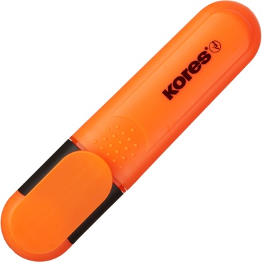 Маркер Kores Bright Liner Plus, 1 шт, 5 мм, оранжевый