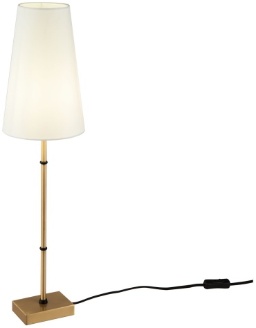 Настольная лампа Maytoni H001TL-01BS E14, 40 Вт, металл, ткань
