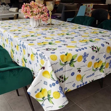 Скатерть With love A.B. 350x160 см, хлопок, дак, 1 шт