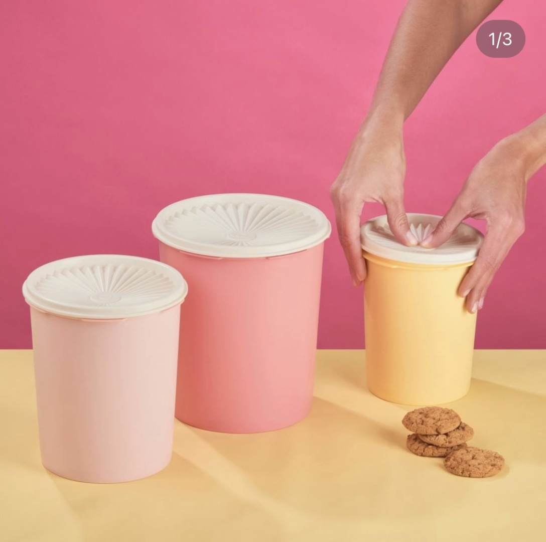 Tupperware набор контейнеров Рп362 3 шт, пластик