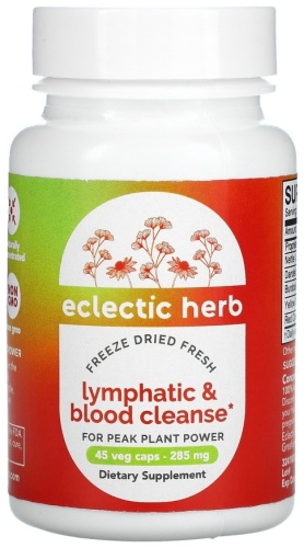 Eclectic Institute БАД Lymphatic and Blood Cleanse 45 капсул