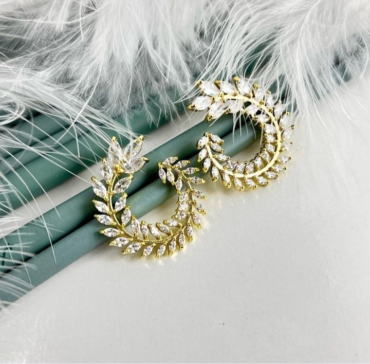 Серьги Stainless Steel бижутерный сплав, стразы