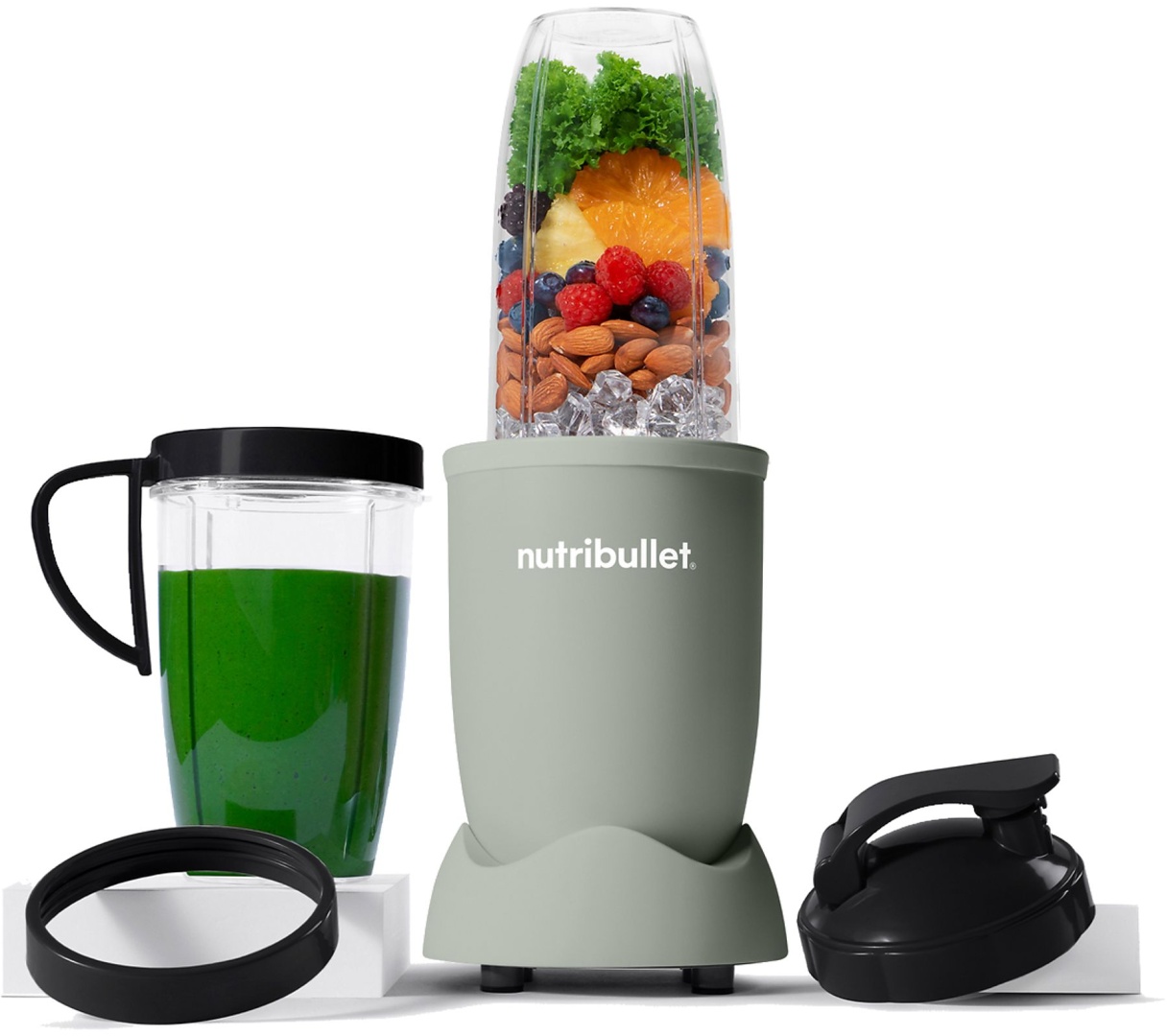 Блендер стационарный NutriBullet NB907MAJD зеленый