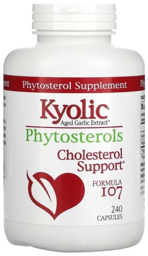 Kyolic БАД Aged Garlic Extract, Phytosterols, Formula 107 240 капсул