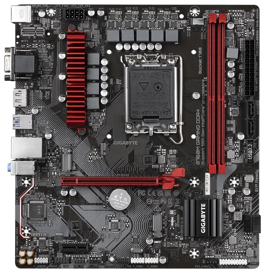 Материнская плата GIGABYTE B760M Gaming DDR4