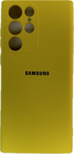 Чехол для Samsung Galaxy S22 Ultra желтый