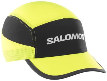 Кепка Salomon размер универсальный, черный, желтый