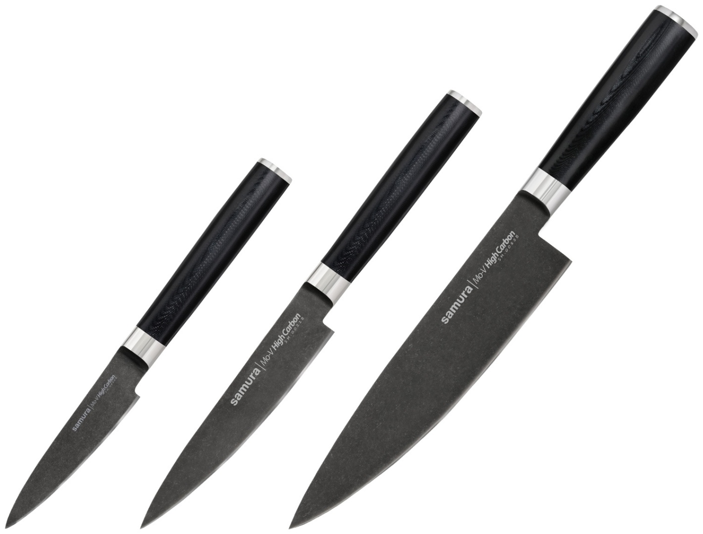 Набор ножей Samura SM-0220B, лезвие: сталь 3 шт