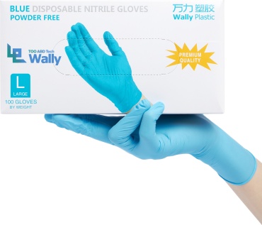 Wally Plastic набор 2108294 L голубой 100 шт