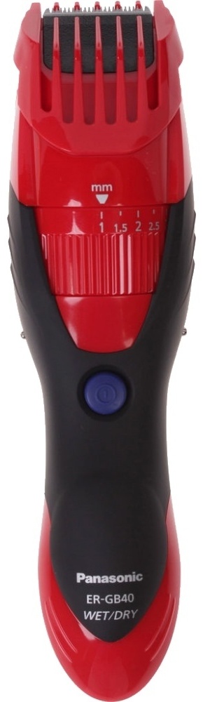 Panasonic машинка для стрижки ER-GB 40 R 520 красный