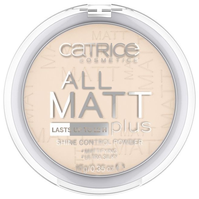 Пудра Catrice All Matt Plus Shine Control Powder сухая №010 бежевый