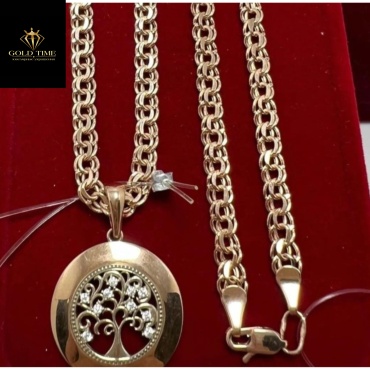 GOLD Time 772410146 длина 55 см, вес 10 г золото, плетение бисмарк