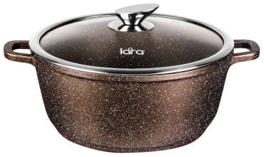 Кастрюля 6.1 л, LARA Rio Choco LR02-206 алюминий