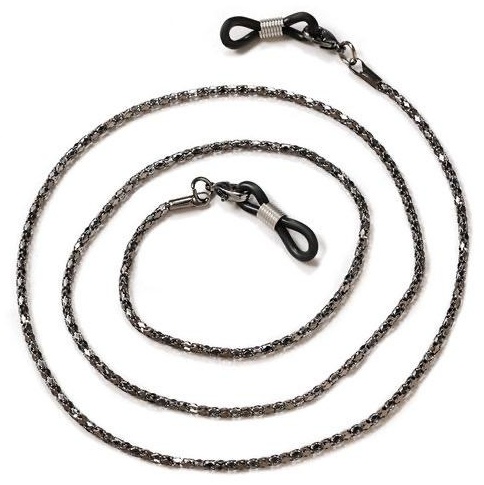 Шнурок для очков Fashion Jewelry черный 65 см