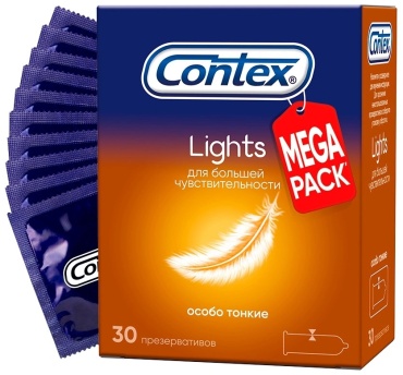 Презервативы Contex Lights 30 шт
