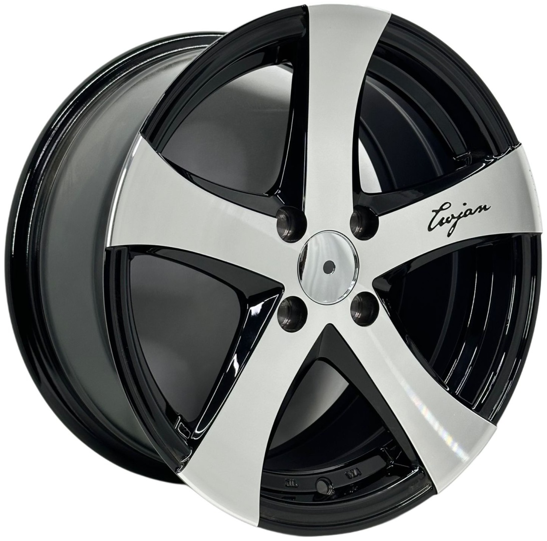 DWS LIUJIAN 5843 7x15/4x100 D67.1 ET30 4 диска черный, серебристый