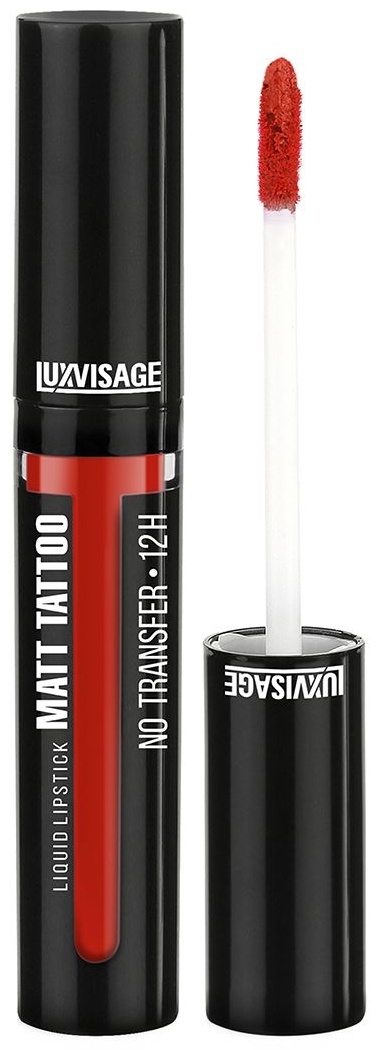 LUXVISAGE Matt Tattoo No Transfer жидкая помада 109 Classic Red