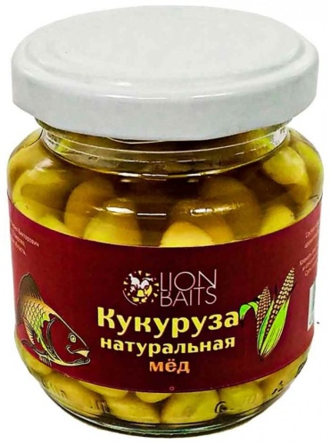 Lion Baits Кукуруза натуральная LBCS-010 Мед 0.1 кг